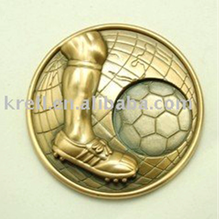 Customized Metal Coin for Football Souvenir