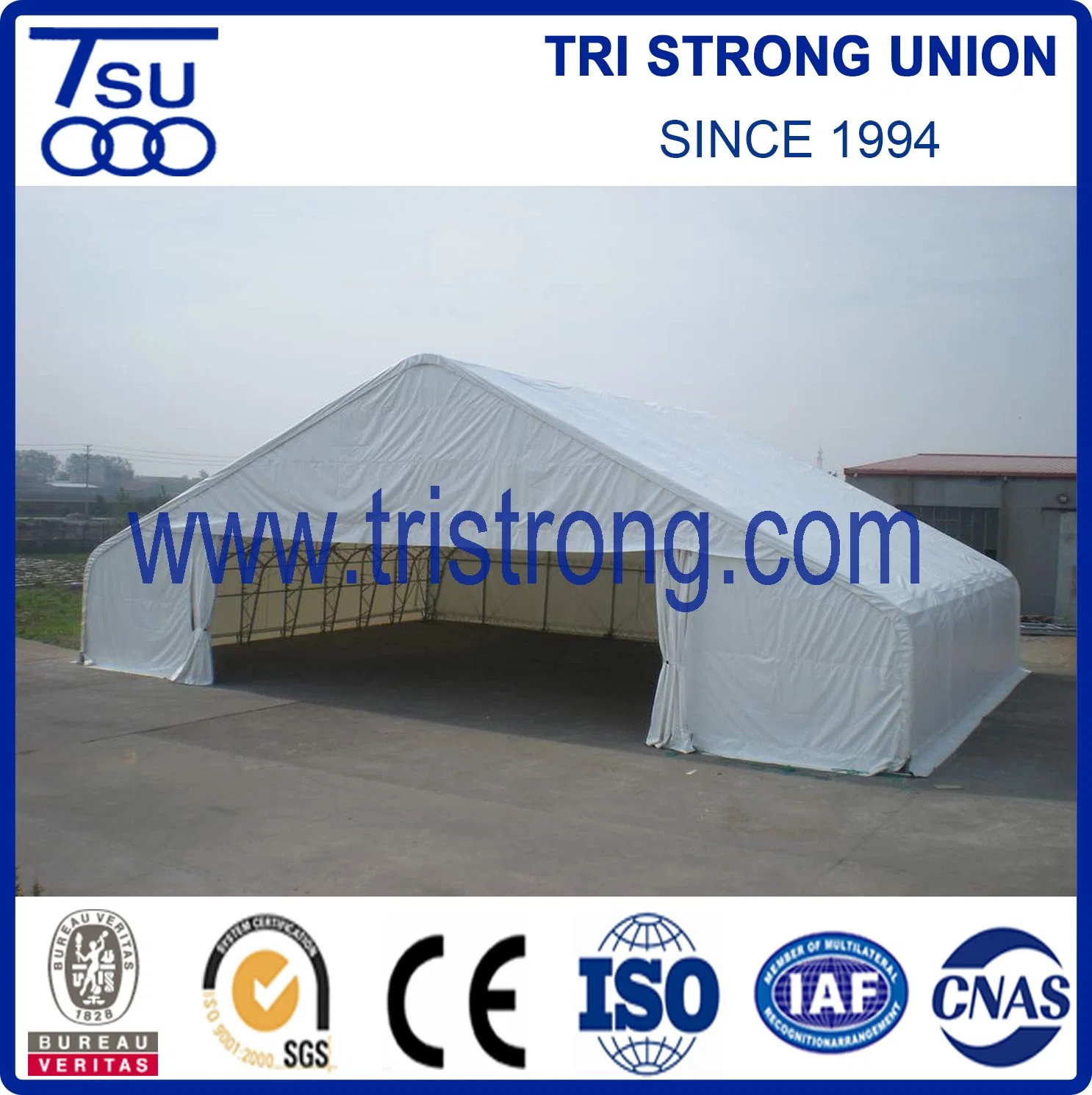 20m Wide Multifunctional Warehouse with Large PVC Sliding Door (TSU-6549)