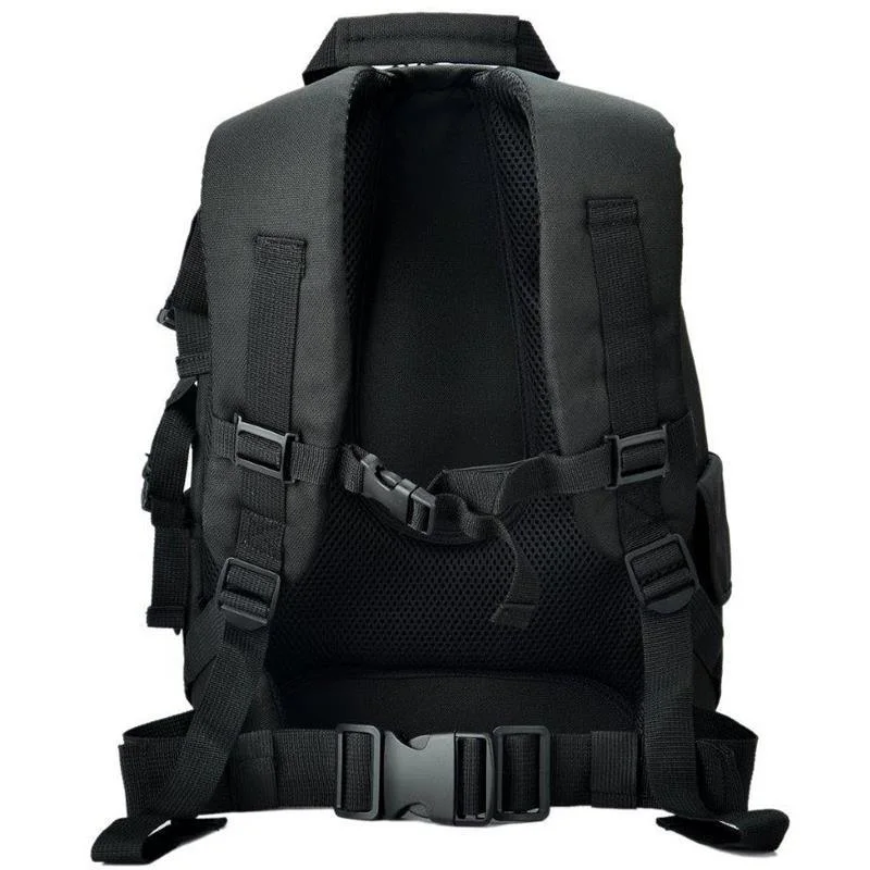 Camera Backpack, Camera Bag Anti-Theft DSLR SLR Backpack Fit up to 14" Laptop Tripod Holder for Women and Men, Black