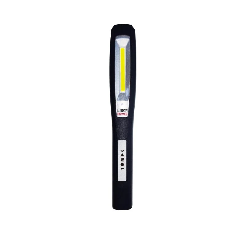 Tragbare, wiederaufladbare COB+SMD 150lm-Stiftleuchte vom Typ C von Tomac LED-Leuchten