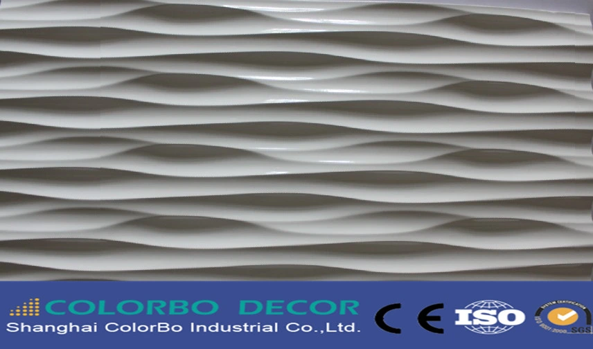 Interior MDF Decorative Material Wave Wall Panels