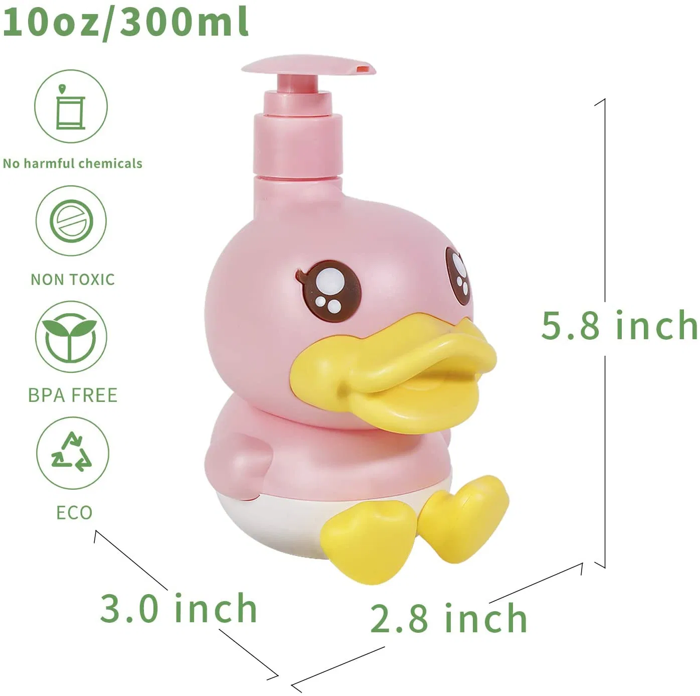 Cute Duck Bottle for Baby Shampoo