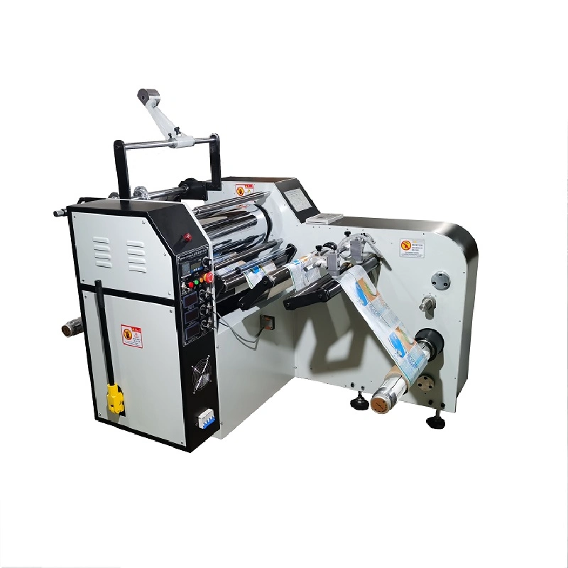 Small Automatic Paper Roll to Roll Pre-Coating Laminating Machine