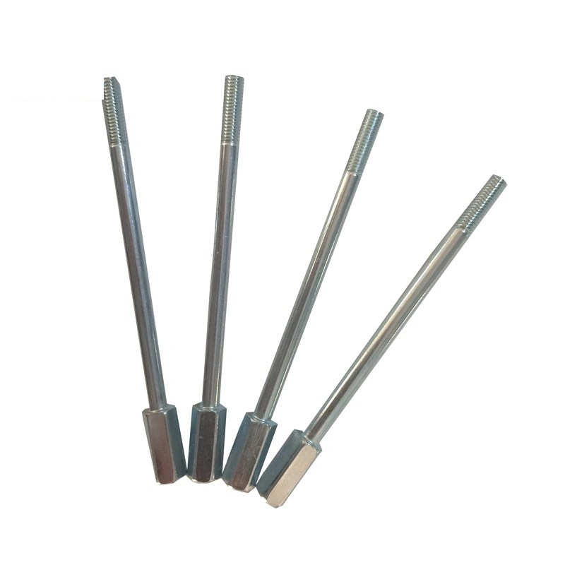 Multi Station Cold Heading Processing Isolation Stud M5m6m8m10 Carbon Steel Inner Outer Hexagonal Column Single Head Hexagonal Column Parts