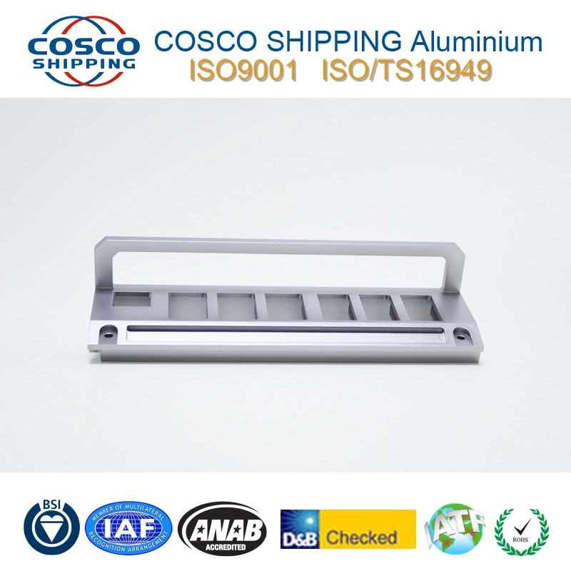 Aluminium/Aluminum Extrusion Profile with Precision CNC Machining and Anodize (ISO9001: 2015 certified & RoHS certified)