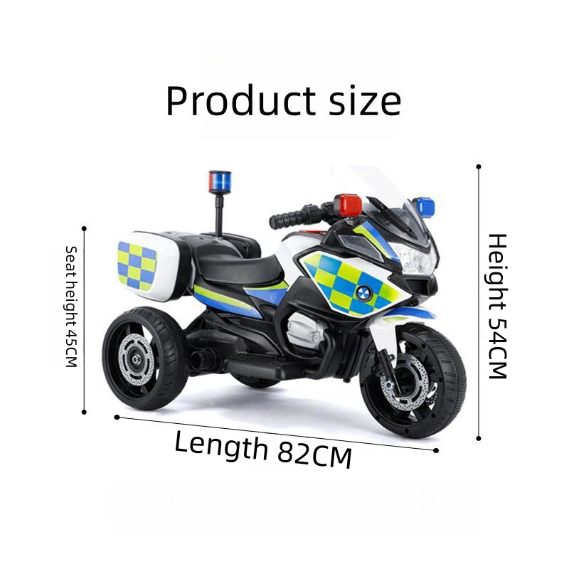 Toy 3-Wheel Motorcycle Children's Electric Car Music Early Education