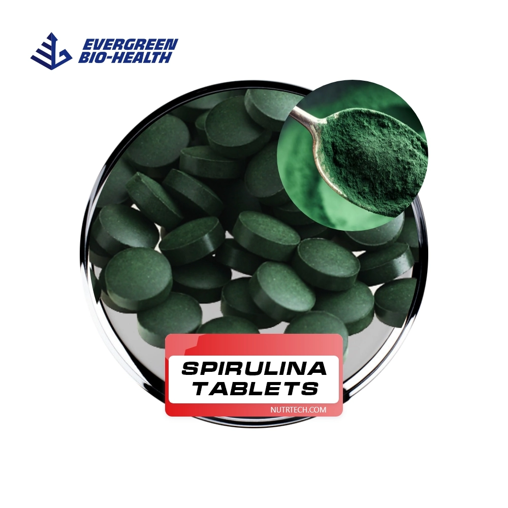 GMP Certified Bulk Organic Spirulina Tablet with Wholesale Price