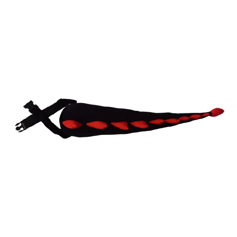 Wholesale/Supplier Custom Long Plush Tail Dinosaur Children Animal Black/Red 70cm Stuffed Holidays Dancing Toys Party Revelry Product Dino Tails