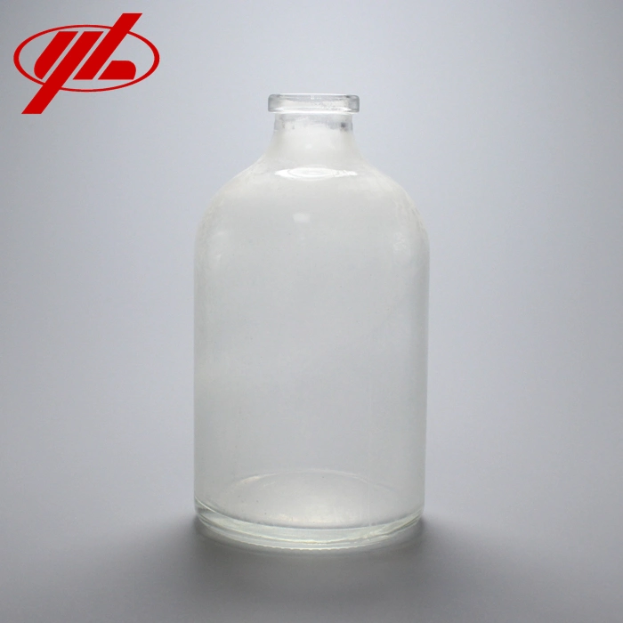 Amber and Clear 20ml 30ml 50ml 100 Injection Moulde Glass Bottle for Antibiotic