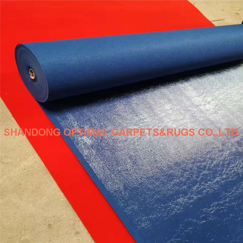 Needle Punched Air Exhibition Felt Carpet for Fair with PE Resist Film or Without Resist Film