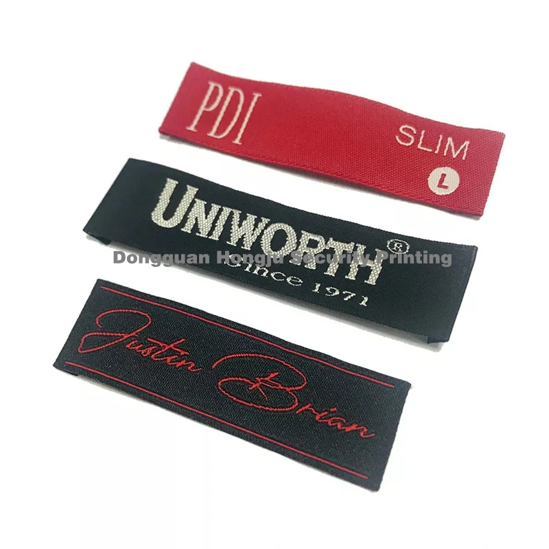 Professional Custom Brand Logo Woven Garment Label for Clothing/Shoe/Bag