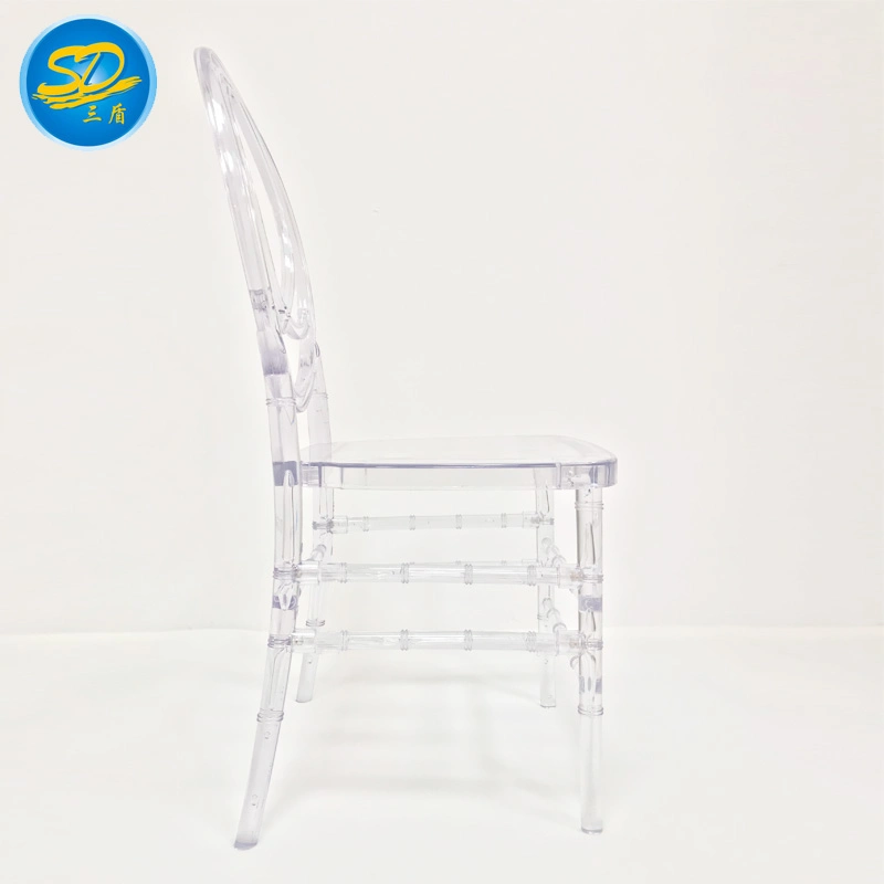 Mariage Événement Résine/PC Acrylique Cristal Chiavari Ghost Infinity Tiffany Pheonix Chaise pour Dîner