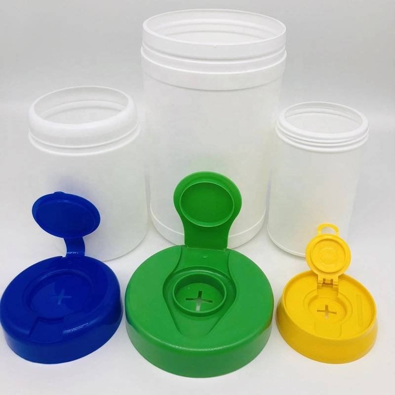 Press Type Screw Type Plastic Canister Barrel for Wet Wipes Dry Wet Roll Cansiter with Lid