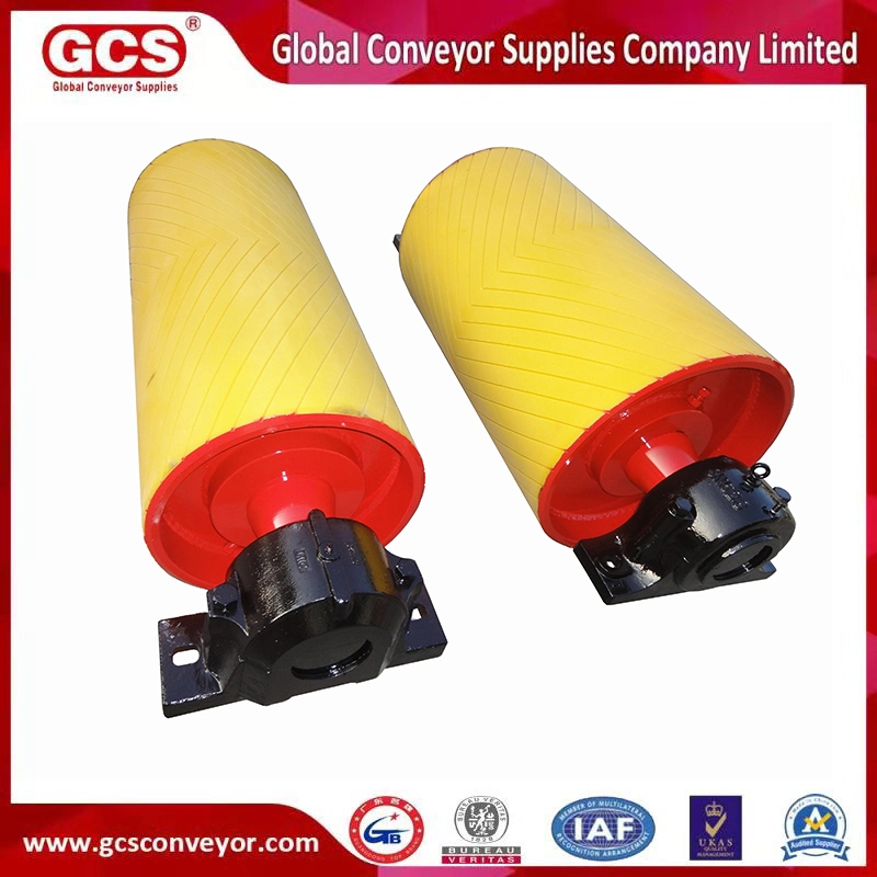 Belt Conveyor Drum Rubber Lagging Drive Head Pulley