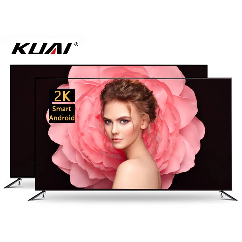 مصنّع أجهزة التلفزيون الذكية عالية الجودة من OEM شاشات LCD Elevision بدقة 4K فائقة الوضوح للغاية HD Smartv 24 32 40 43 50 55 65 بوصة تلفزيون LED بدون إطار بنظام Android