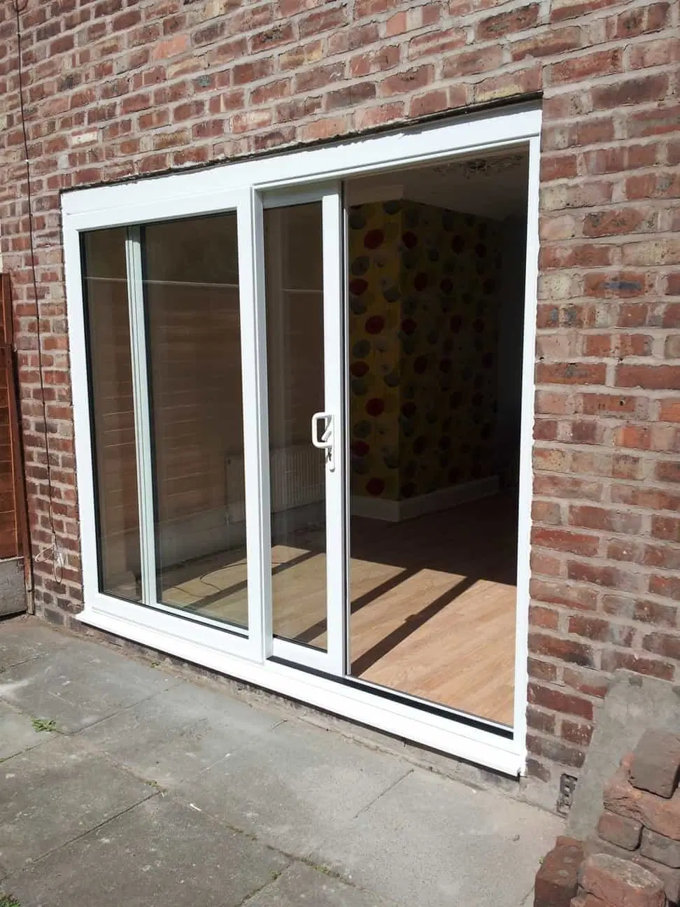 UPVC Profile Door Single Double Tempered Glass Cheap PVC Sliding Door