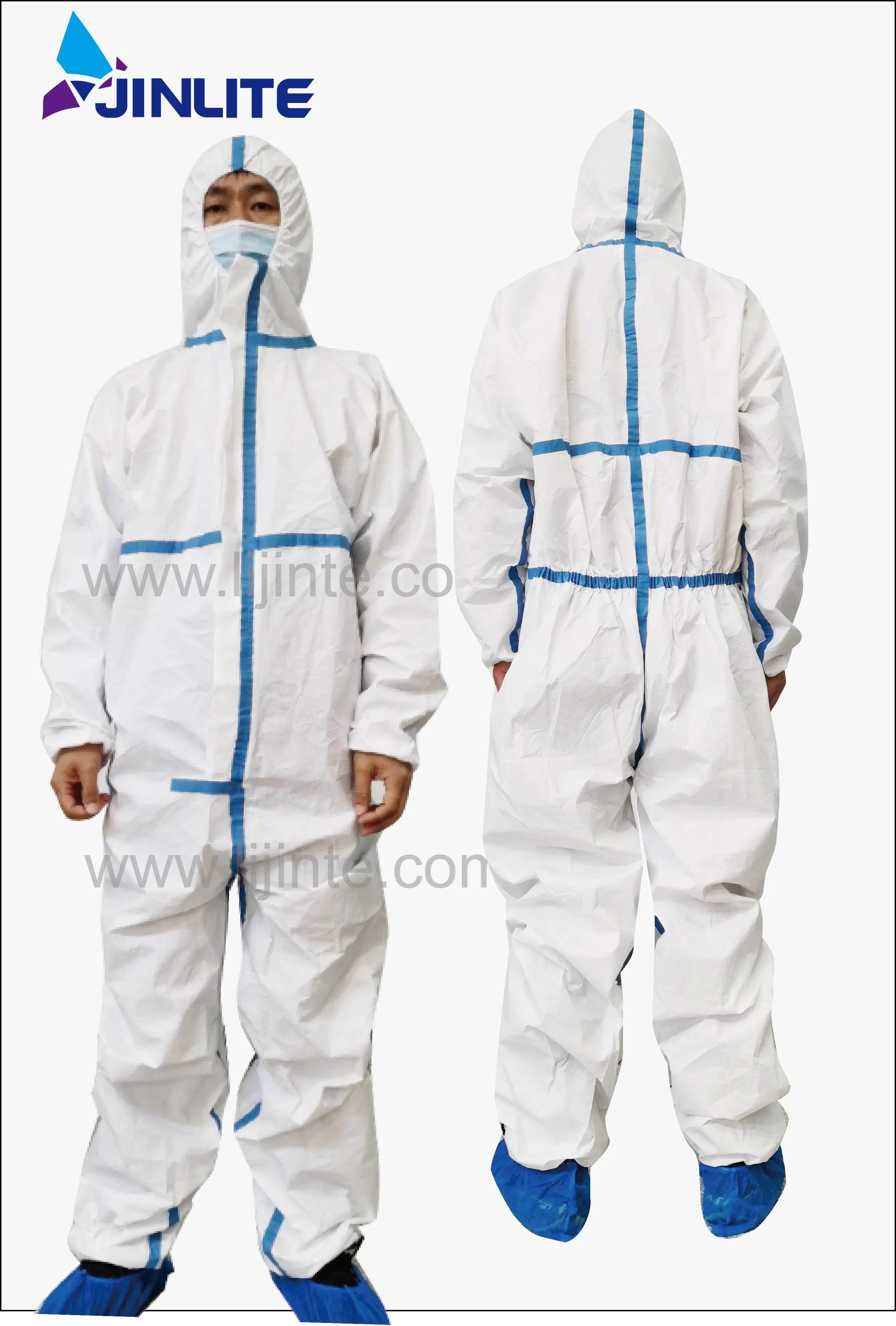 PPE Non-Woven одноразовые Coverall изоляции Gowns оптовой Tyvek подходит для одежды