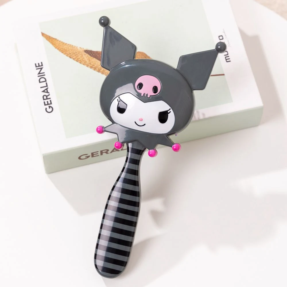 Ruunjoy Nuevo Cepillo de Pelo Sanrio de Dibujos Animados Anime Lindo Sanrio Peine de Cojín de Aire Kuromi Accesorios para el Cabello