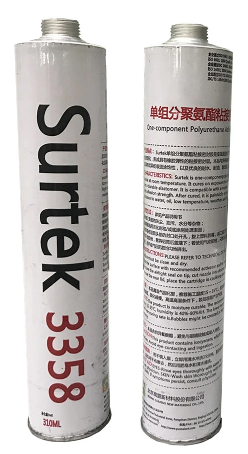 Commonly Used Polyurethane (Surtek 3358) for Windscreen/Windshield Fixing and Replacement