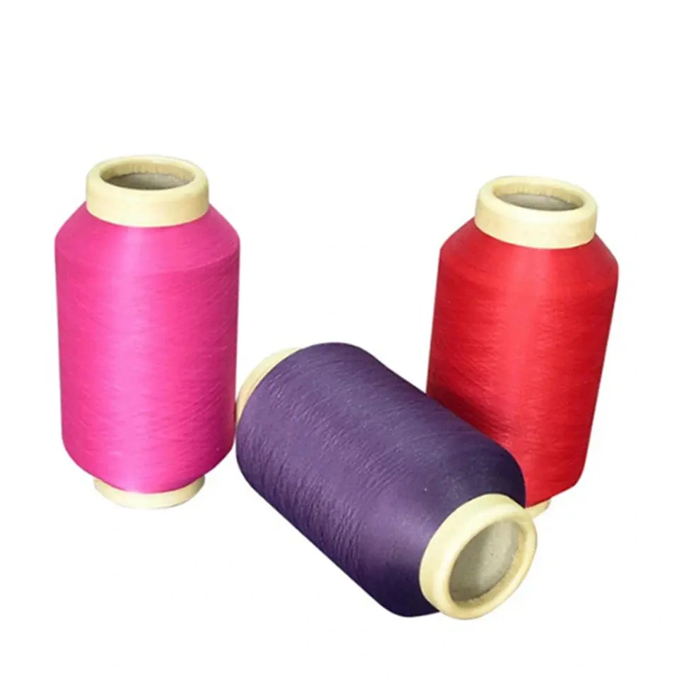 Factory Eco Friendly 100% Recycle Poly Grs DTY 150d Yarn 1/150 50g Polyester AA Grade Tshirt Yarn for Circular Knitting Socks