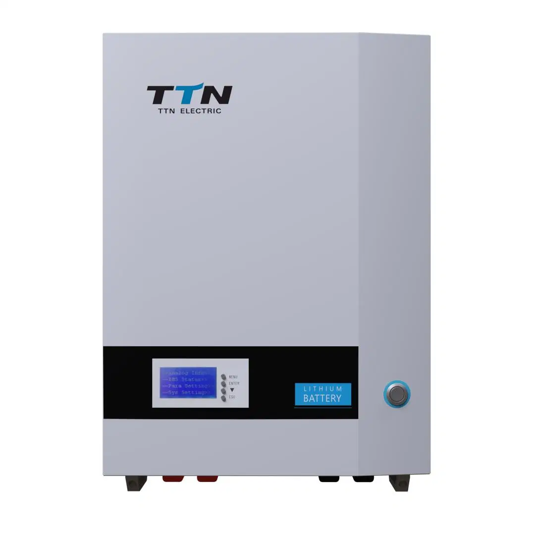 Ttn 4.8kwh, 5.12kwh, 9.6kwh, 10.2kwh Wall Mout Solar Storage Lithium batteries