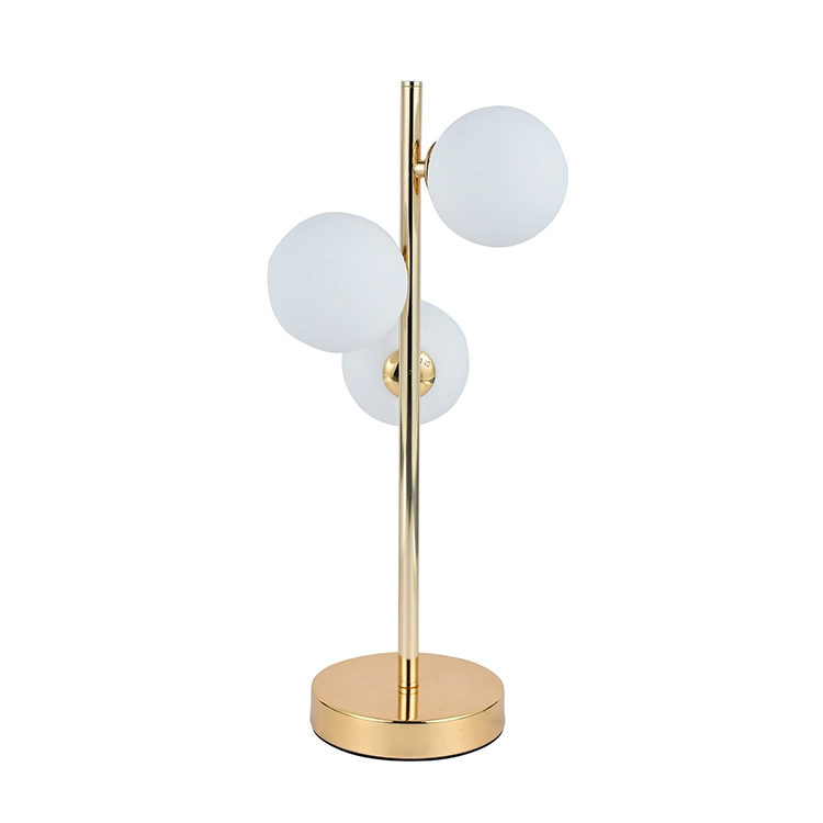 Modern Simple Designer Round Glass Light Decorative Retro Table Lamps Home Decor for Living Room Bedroom Study Bedside Lamp