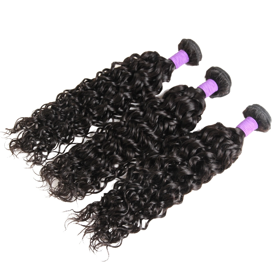 Deep Wave Brazilian Remy Hair 28 30 32 Inch 1 3 4 Bundles Natural Color 100% Water Wave Curly Human Hair Extension for Women