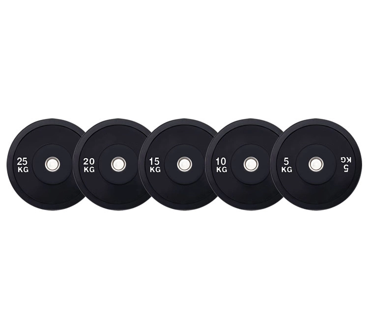 Professional Gym Fitness Equipment Power Training Rubber Weight Plate Set