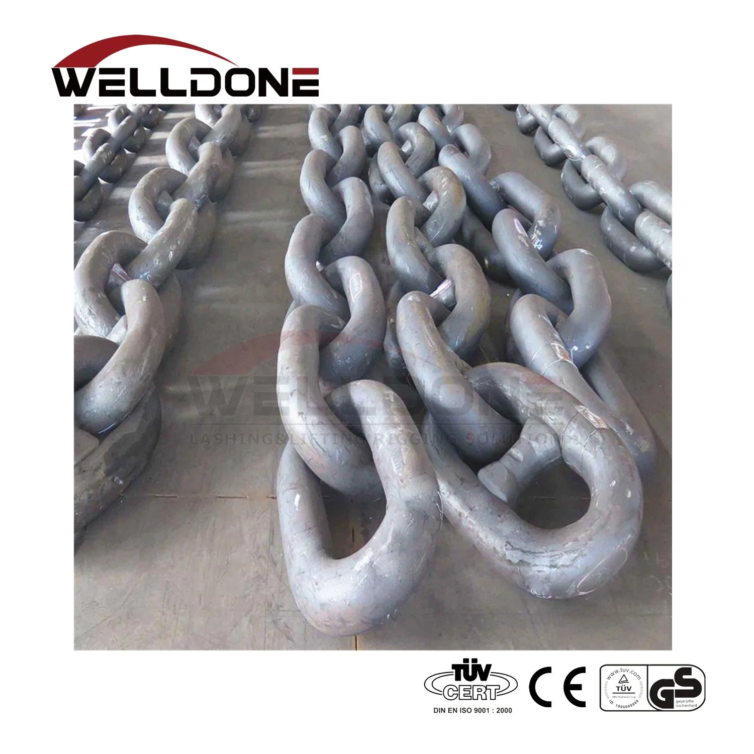 Grade U1, U2, U3 Self Color Stud Link Ship Anchor Chain for Sale