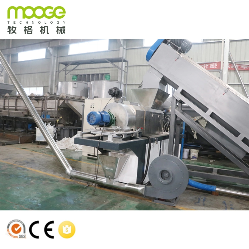 PP PE Waste Film Plastic Recycling Machinery Plastic Washing Machine Line For Mulching Film