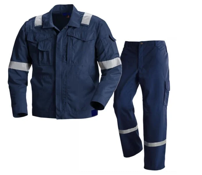 Spring Autumn Workwear Polyester Cotton Big Pocket Auto Repair Suit Work Clothes