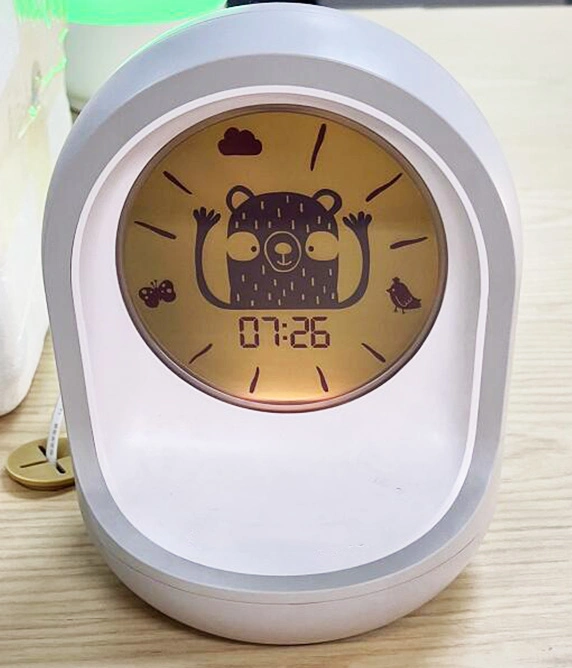 Custom Cat Alarm Clock LCD Display Positive Transmssive 7 Segment Stn LCD Display with FPC Connector