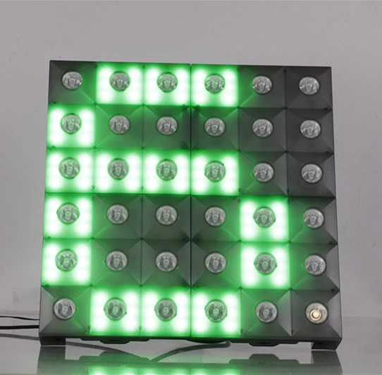 Gbr Matrix Panel Backdrop 36PCS 3W LED Stage Lighting