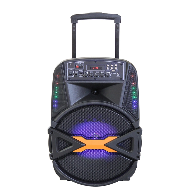 Hot Selling Temeisheng A12-41 Wireless PA System 12 Inch Active Portable Speakers with Light and Battery Powered Speaker