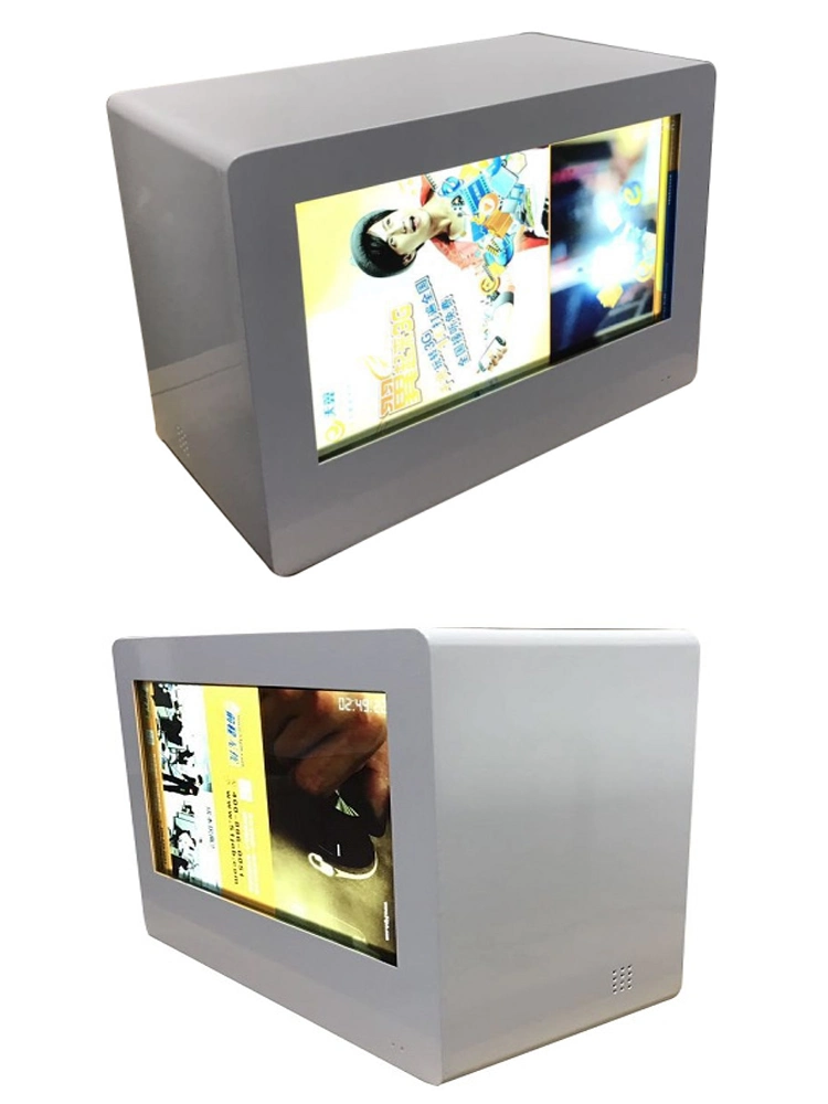 Ecran LCD transparent d'intérieur de 55 pouces, écran TFT Écran vidéo lecteur publicitaire Affichage publicitaire commercial