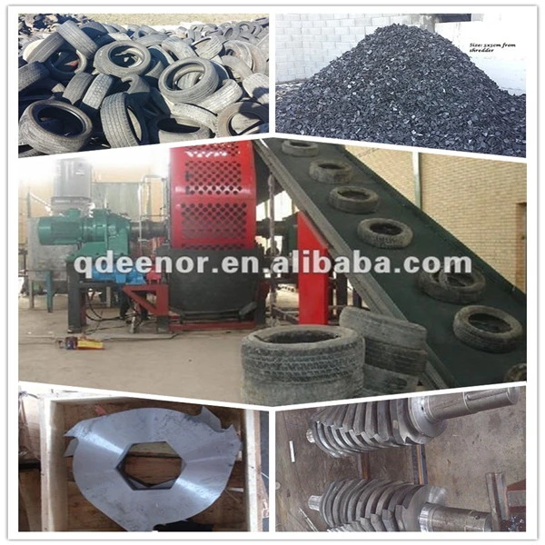 Tire Blocks Recycling Machine /Rubber Powder Production Line