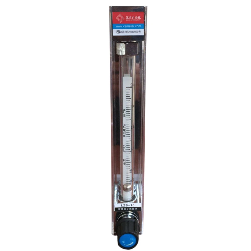 Mini Flow Stainless Steel Gas Glass Tube Rotameter for Nitrogen