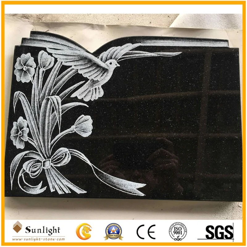 Polished Granite Tombstone on Cheap Price Customized Design Monuments Plaques