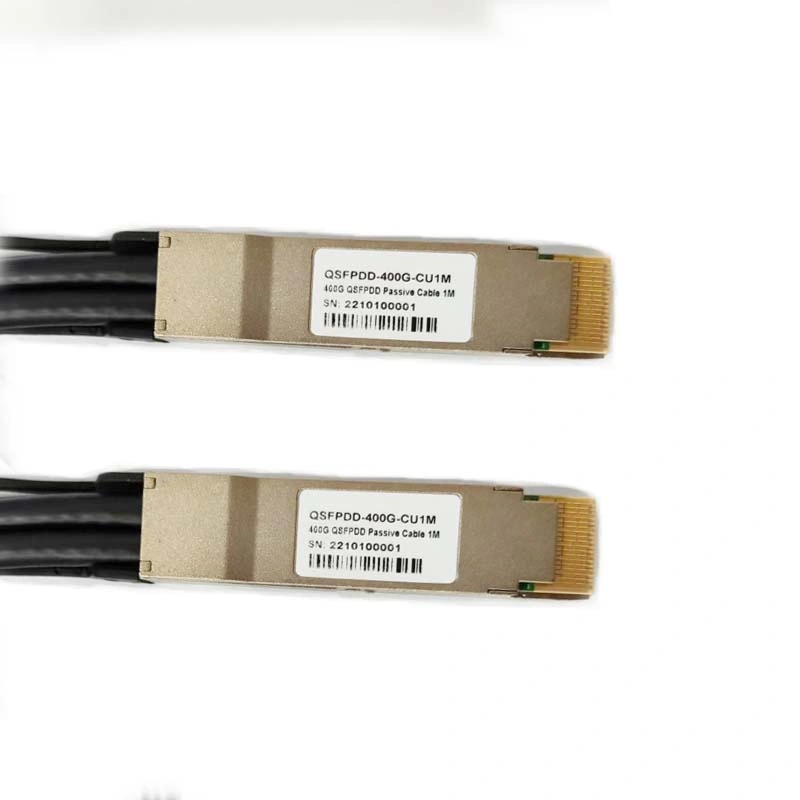 المصنع الأصلي 400gbps Qsfp DD إلى Cu1m Qsfp السلبية عالية كبل السرعة DAC متوافق مع Huawei Ruijie H3C