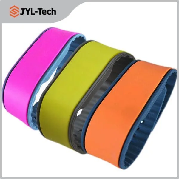 Dual Color Waterproof Silicone RFID Tag Wristband NFC Wrist Band Bracelet