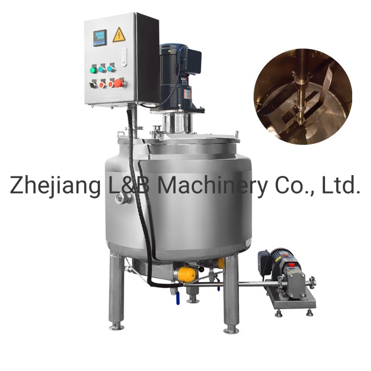 Price of Stainless Steel Mixing Equipment Electric Heating Blending Industrial 20rpm Jacketed Ghee Making Machine