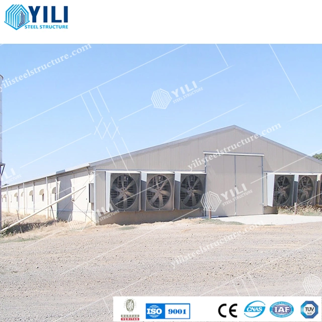 Low Price Prefab Steel Broiler Poultry Farm Shed Chicken Farm