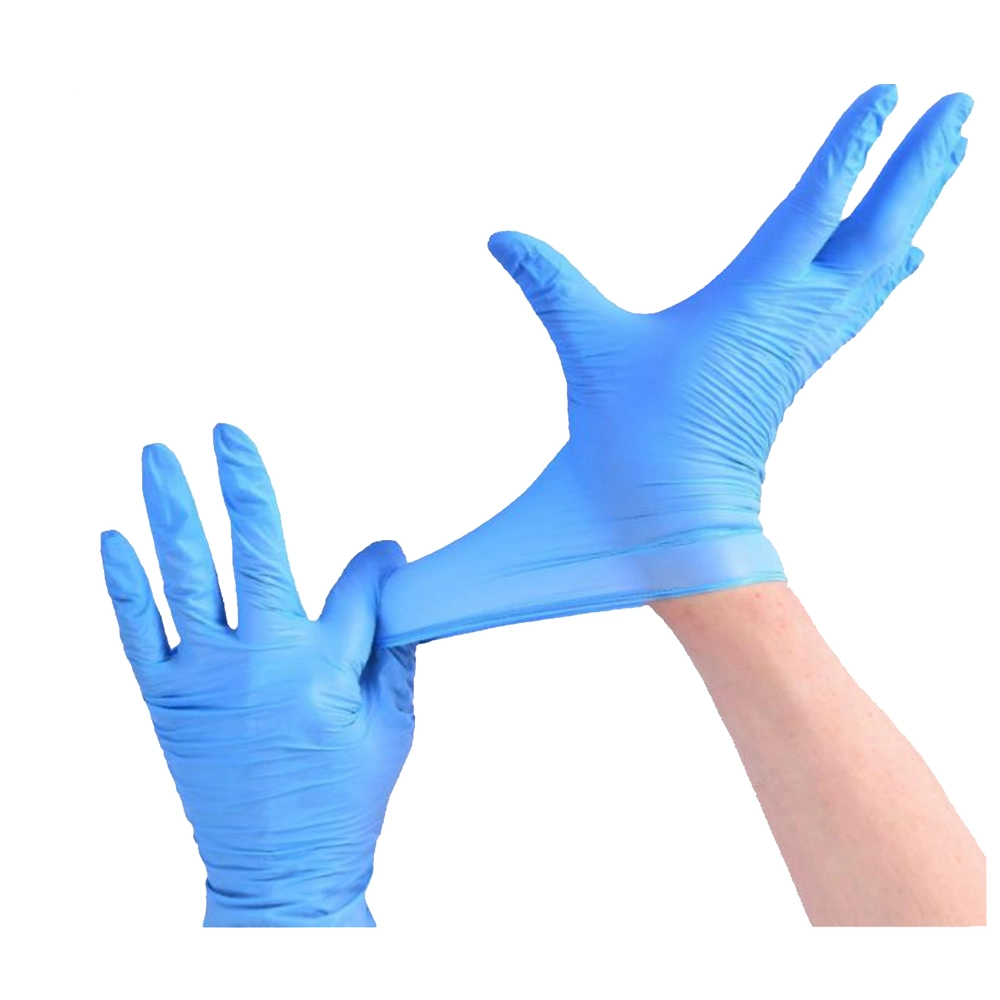 No estériles o estéril EPI guantes desechables y suministros médicos desechables Guantes de nitrilo sin polvo y guante de látex, examen Latex Guantes desechables