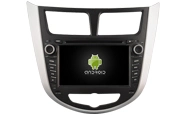 Android Quad-Core Witson 11 aluguer de DVD para a Hyundai Verna construído em função OBD