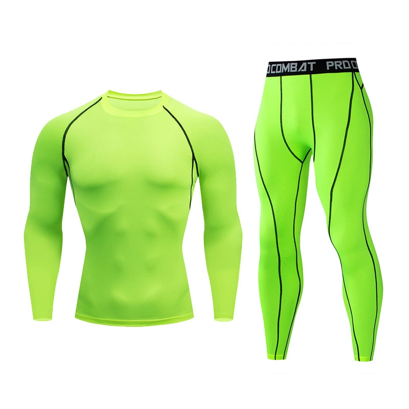 Custom Men's Sports Running Yoga Gyms Suits with Good Stretching