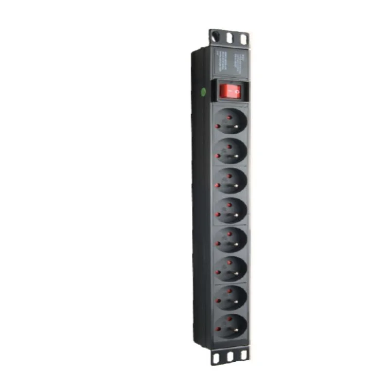 1.5u French Server Rack Cabinet Data Center PDU for Different Countries with/Without Switch/Protection