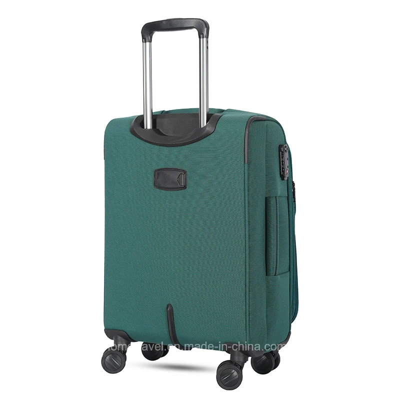 Customize Original Factory EVA Polyester Double Wheel Travel Trolley Suitcase