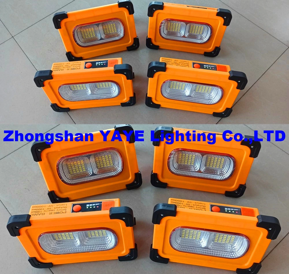 Yaye Factory Manufacturer Price 100W Solar USB LED Rechargeable Emergency Portable Multi-Functional Lamp with 2 Years Warranty 1000PCS Stock