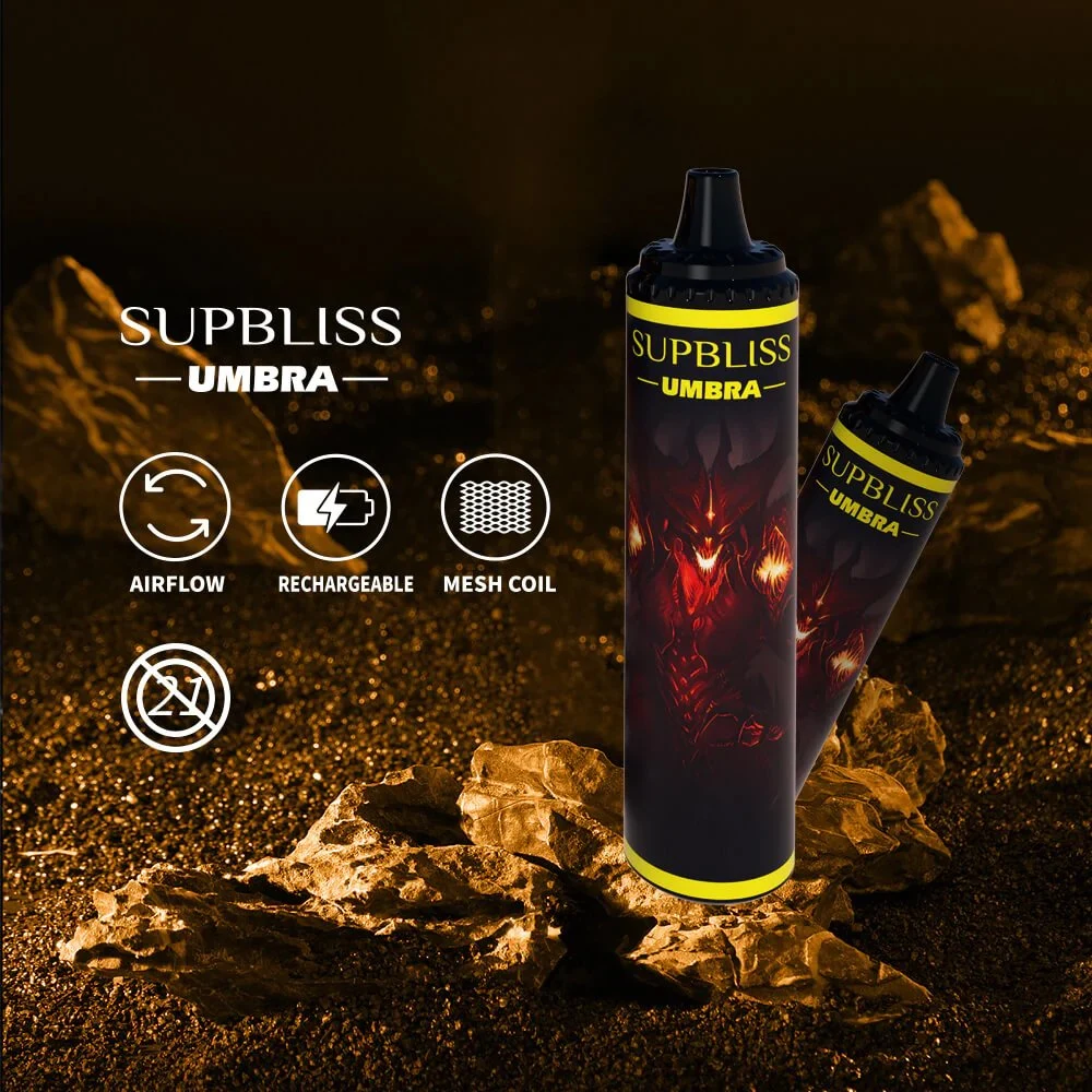 Grossista Subliss Umbra 10000 Puffs descartáveis Vape Pen recarregável 850mAh Caneta de papel de pano descartável Wape Atacado