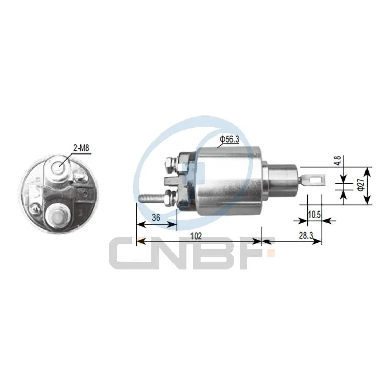 - Cnbf Arvorando Auto-Peças Sobressalentes 12V Interruptor Eletromagnético 0-331-402-058